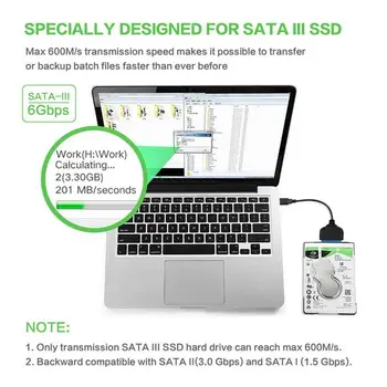 USB 3.0 La SATA III Cablu Adaptor Pentru 2.5