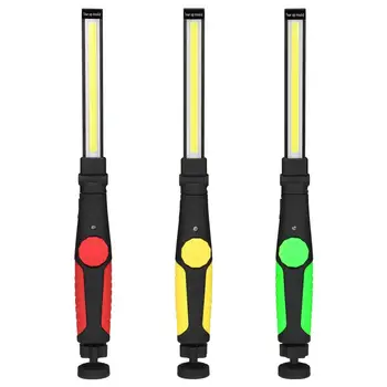 USB de Reincarcare Lucru cu LED-uri de Lumină de Felinar Portabil Magnetic COB Lanterna Roti la 180 de Cârlig Agățat Lampă pentru Masina Repararea/Camping