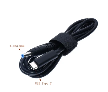 USB de Tip C PD Cablu de Încărcare Cablu de Alimentare Dc Jack Adaptor Convertor de la 12 Prize de sex Masculin pentru Lenovo, Asus, Dell, Hp Încărcător de Laptop