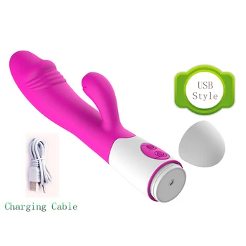 USB Vibrator viteza de 30 G la fața Locului AV Vibrații Silicon rezistent la apa jucării Erotice Sex shop sex Feminin Masturbari Jucarii Sexuale Produse