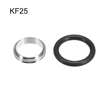 Uxcell 2 Buc Inel de Centrare KF-16 Vid Accesorii ISO-KF Flanșă 39mm x 24.5 mm Fluororubber O-Ring