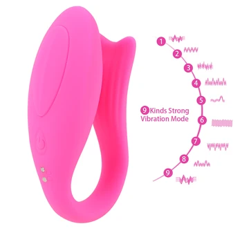 VATINE Vibratorul Clitoridian G spot Vibratoare 9 Frecvență de Control de la Distanță Clitoridian Vaginale Stimulator Jucarii Sexuale Pentru Femei Cupluri
