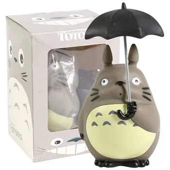Vecinul meu Totoro cu Umbrela din PVC Figura Miyazaki Hayao de Colectie Model de Jucărie