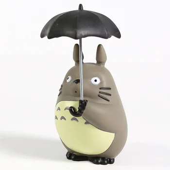 Vecinul meu Totoro cu Umbrela din PVC Figura Miyazaki Hayao de Colectie Model de Jucărie