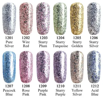 VENALISA Super Gel de Culoare Vopsele de Cristal Lac CANNI Nail Art Glitter Perle Diamante Soak off Platinum LED UV Gel lac de Unghii