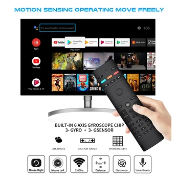 Vocea Wireless Air Mouse-ul Smart Home G40S 2.4 G IR 433 Mhz Pentru Android TV Box Netflix Google Asistent Universial Control de la Distanță