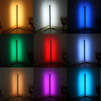 WIFI RGB Colț Lampa de Masa Moderna LED Simplu Tija de Lămpi pentru Camera de zi Dormitor Atmosfera în Picioare de Interior, Corpuri de iluminat Decor