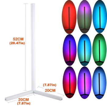 WIFI RGB Colț Lampa de Masa Moderna LED Simplu Tija de Lămpi pentru Camera de zi Dormitor Atmosfera în Picioare de Interior, Corpuri de iluminat Decor