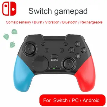 Wireless Bluetooth Gamepad Pentru a Comuta Pro PC Android Joc Joystick-ul Pentru a Comuta Console cu 6 Axe se Ocupe de