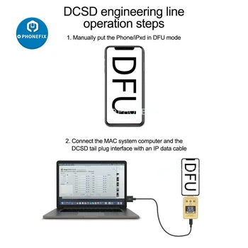 WL DCSD Cablu Diag DFU Instrument pentru iPhone iPad Violet Ecran Inginerie Nici o Linie de Dezasamblare a Citi a Scrie Date pe Hard Disk Desface WIFI
