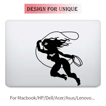 Wonder Woman Laptop Decal pentru Apple Macbook Autocolant Pro Air Retina 11 12 13 15 inch Vinil Mac HP Dell Mi Suprafață Book Cover Piele