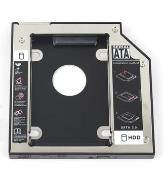 WZSM 12.7 mm SATA 2 HDD Hard Disk SSD Caddy pentru laptop TOSHIBA Satellite L755 L755D L770 L770D