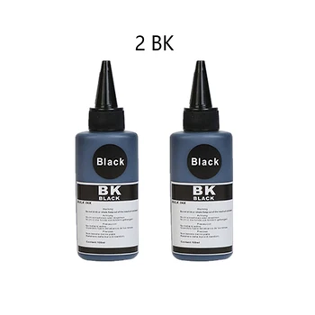 X1 Negru Universal 100ml Refill Cerneala Dye Kit pentru Epson pentru Canon pentru HP pentru Fratele Toate Model de Imprimanta cerneala CISS Cerneala Voor inkt Rezervor