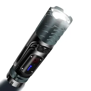 XANES W750 XHP99+COB 2000LM Puternic Lanterna LED-uri Cu Lumină Laterală & Magnet Coada Zoomable Tactice LED Lanterna Pentru Vanatoare Camping