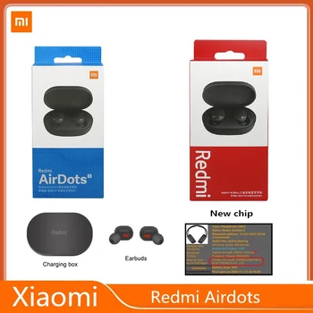 Xiaomi Redmi AirDots 2 TWS Wireless Bluetooth Headset Original Redmi Airdots S Mi Adevărat Pavilioane Wireless in-Ear Stereo Subwoofer