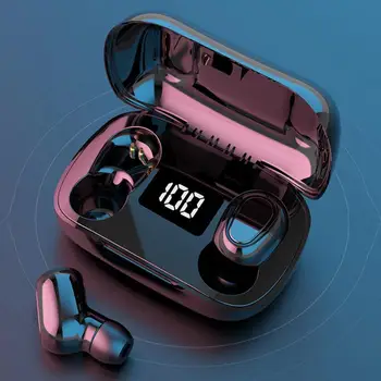 XT7 Bluetooth 5.0 TWS fără Fir În Ureche Căști Stereo Digital cu Incarcare Caseta Mini In-Ear HiFi Stereo Cască Sport