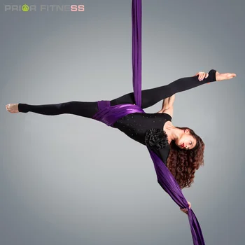 Yoga de Fitness de interior de Înaltă Rezistență 12Yards/11m Nylon Stretch Scăzut Aeriene Mătase Set Complet de Echipamente Pentru Zbor Acrobatic Dance