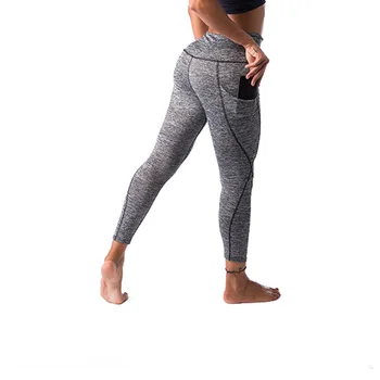 Yoga Pantaloni Cu Buzunare S-XL Sport Femei Jambiere Jogging Antrenament de Funcționare Jambiere Înaltă Elastic sala de Sport Colanti Femei Legging