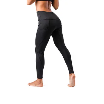 Yoga Pantaloni Cu Buzunare S-XL Sport Femei Jambiere Jogging Antrenament de Funcționare Jambiere Înaltă Elastic sala de Sport Colanti Femei Legging