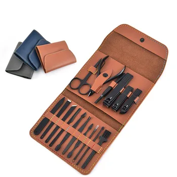 ZK30 4/16 In 1 Nail Cutter Profesional din Oțel Inoxidabil Foarfece Grooming kit de Artă Cuticula Utility Instrument de mașină de Tuns de Unghii Manichiura Set