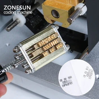 ZONESUN Electrice Semi-automate de Timbru Cald Panglica Cod Imprimanta Panglica de Codare CP-241B Panglică de Culoare Fierbinte de Imprimare Mașină de Căldură panglică