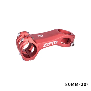 ZTTO Road bike 20 Grade Creștere de 28,6 mm Stem Biciclete 60mm 80mm Stem XC Pietriș Aerodinamica stem Unghi Negativ Pentru Ghidon 31.8 mm