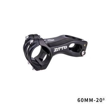ZTTO Road bike 20 Grade Creștere de 28,6 mm Stem Biciclete 60mm 80mm Stem XC Pietriș Aerodinamica stem Unghi Negativ Pentru Ghidon 31.8 mm
