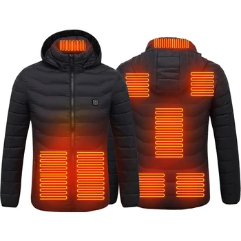 ZYNNEVA 2020 Nou de Încălzire Iarna Jachete Bărbați Femei USB Termic Încălzit de Îmbrăcăminte Schi, Drumeții, Vânătoare, Camping Căldură Straturi GK6109-9