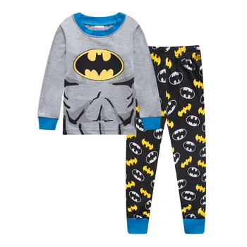 Îmbrăcăminte pentru copii Seturi de Pijamale Baieti Haine Copii Batman Pijama Set pentru Copii Fete de Bumbac Desene animate Pijamas Primavara Toamna Pijamale