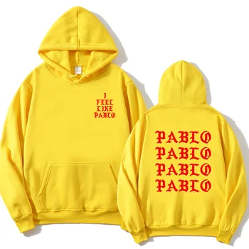 Îmi place Paul Pablo Kanye West maieu pentru barbati Hanorac bărbați hoodie Hip Hop Streetwear Hoody Pablo femei hoodie pulover repede